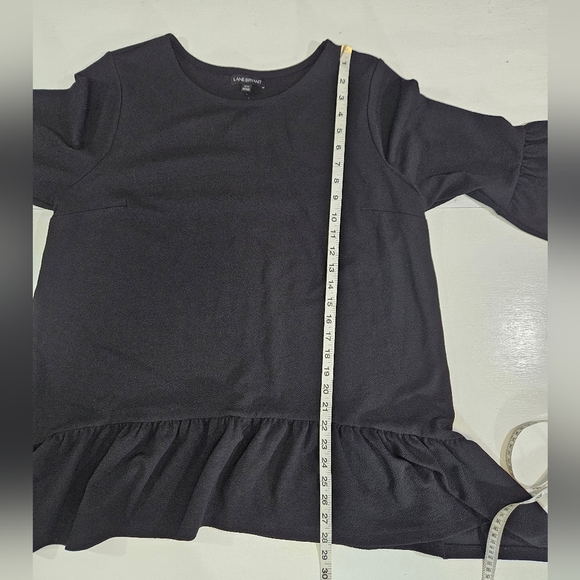 NWT Lane Bryant black tiered blouse women's size 14/16 - Picture 4 of 7